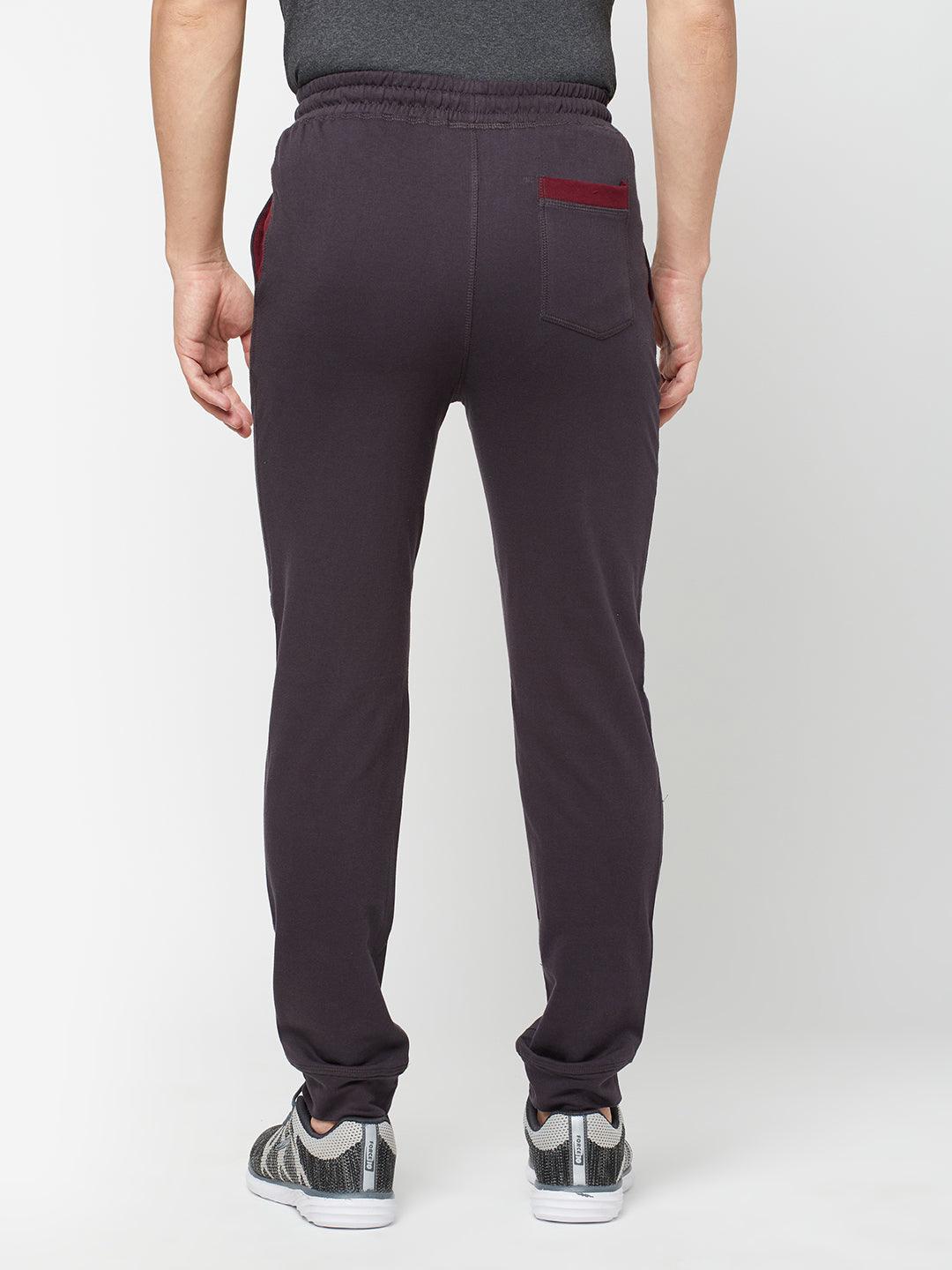 Sporto Men's Terry Knit Charcoal Track pant