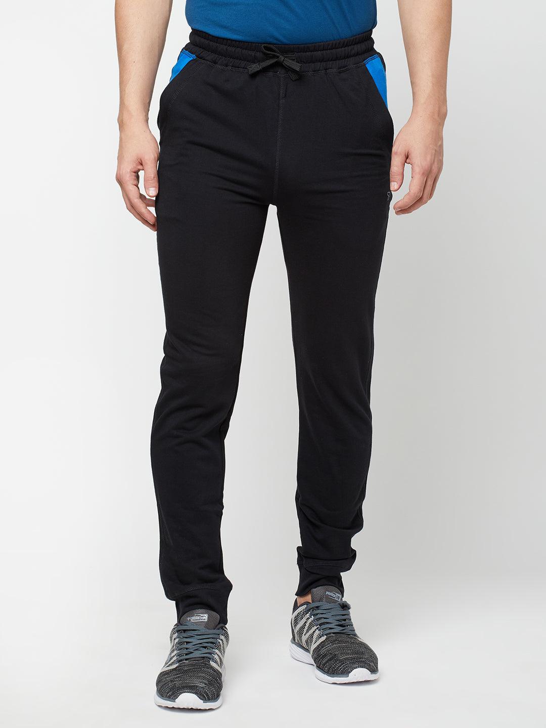 Sporto Men's Terry Knit Black Track pant