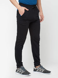 Sporto Men's Terry Knit Black Track pant