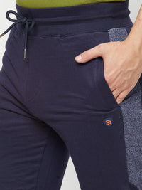 Sporto Men's Navy Joggers of Fleece Terry Fabric