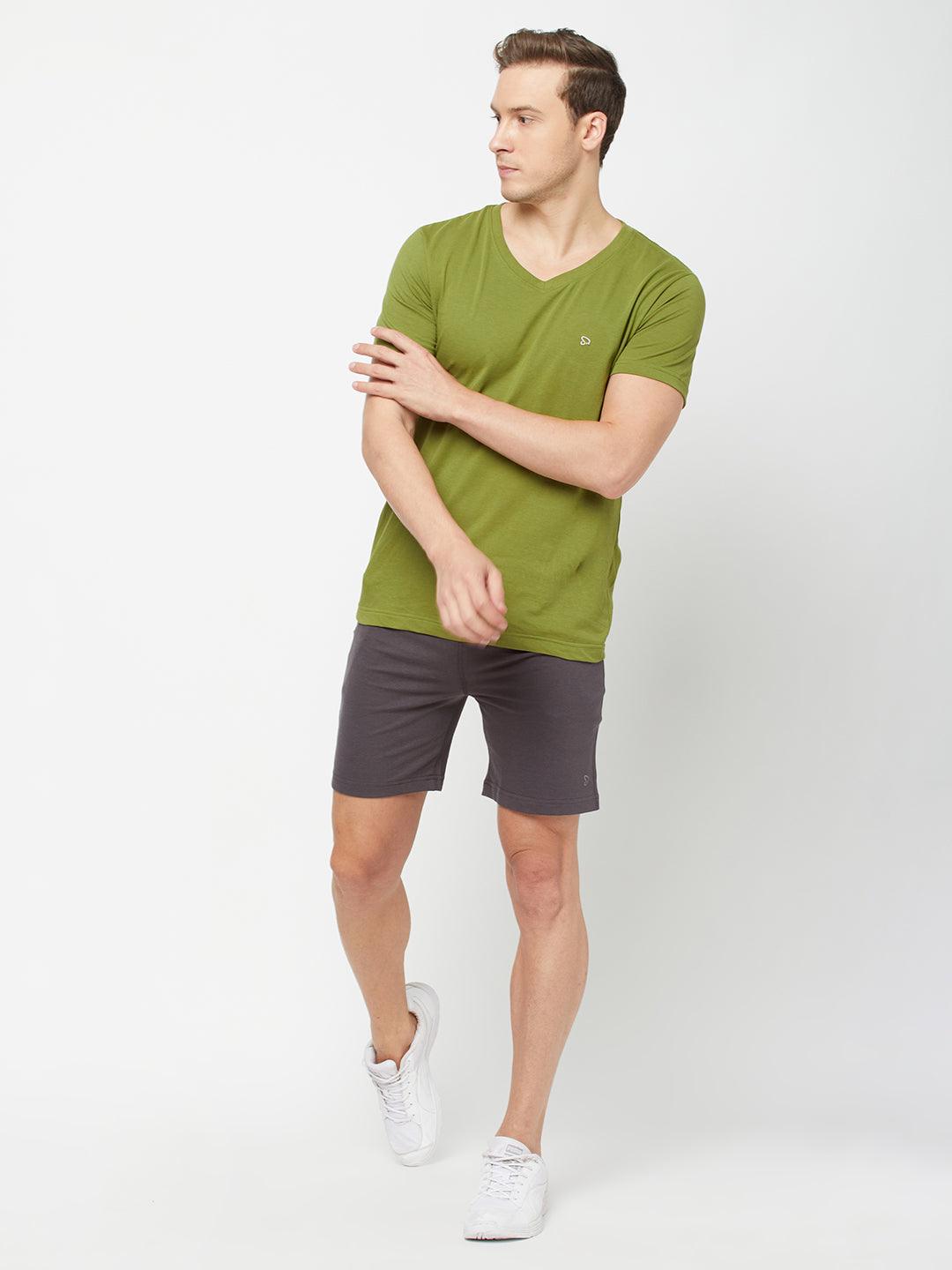 Sporto Men's Casual Lounge Shorts - Charcoal