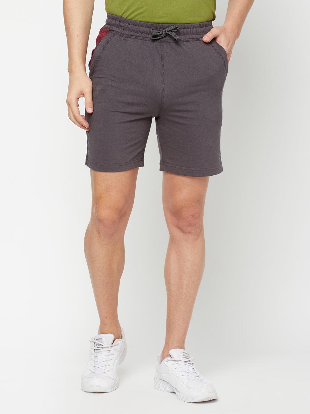 Sporto Men's Casual Lounge Shorts - Charcoal