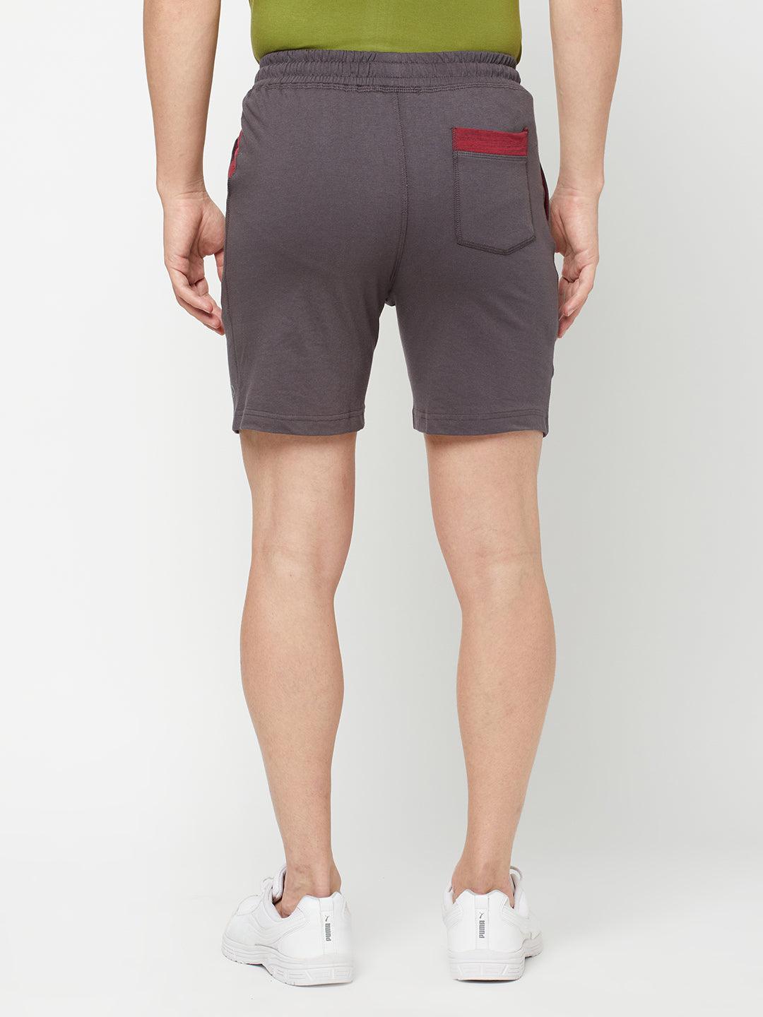 Sporto Men's Casual Lounge Shorts - Charcoal