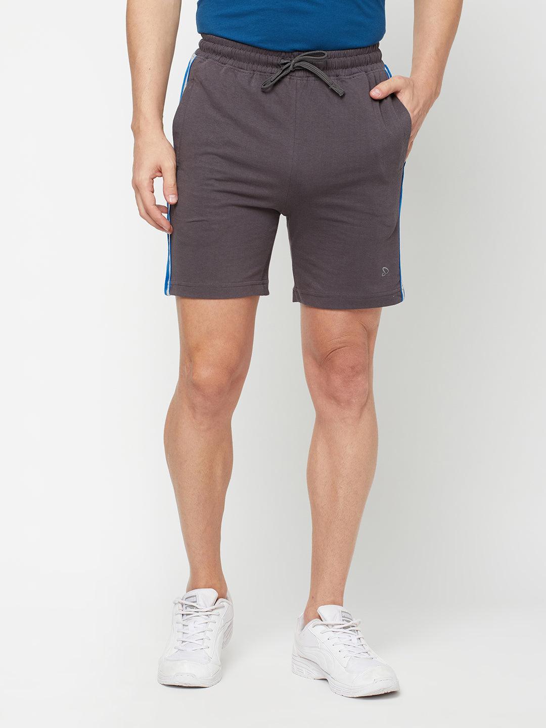 Sporto Men's Casual Lounge Shorts - Charcoal