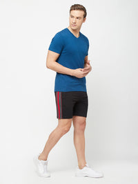 Sporto Men's Casual Lounge Shorts - Black