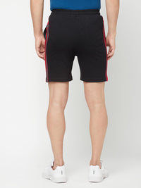 Sporto Men's Casual Lounge Shorts - Black