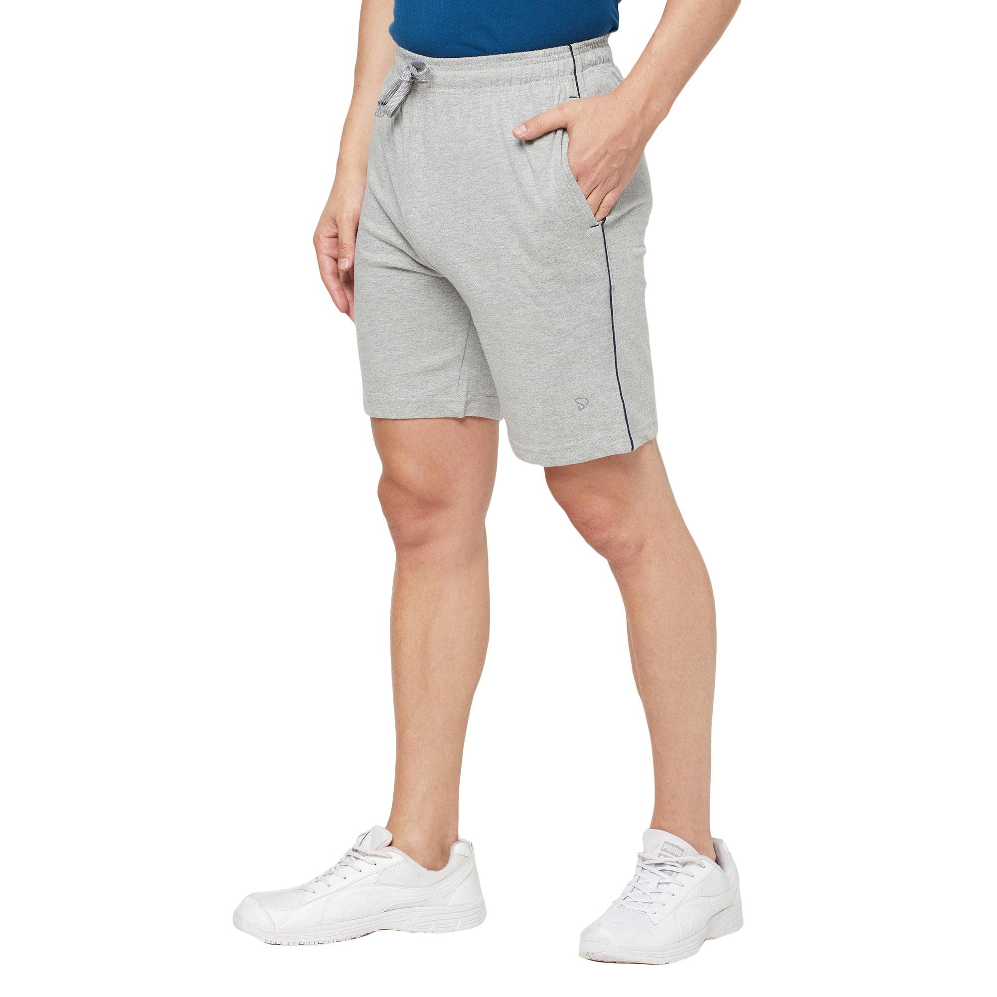 Sporto Men's Lounge Shorts - Grey Melange